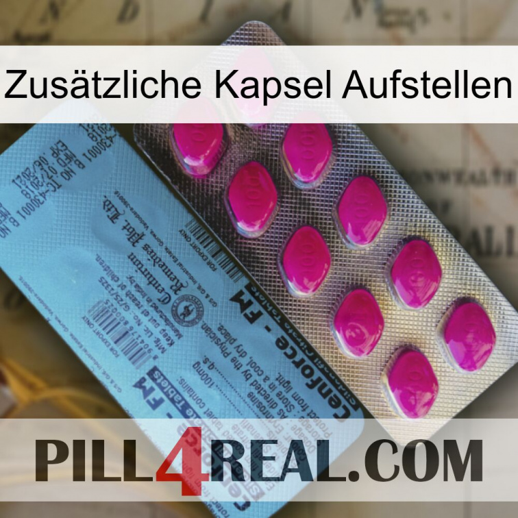 Zusätzliche Kapsel Aufstellen 35